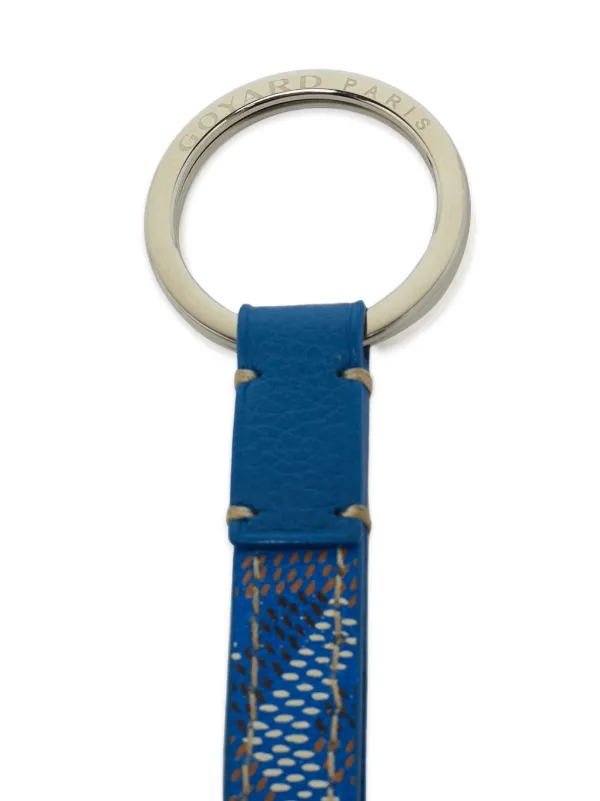 GOYARD キーリング Goyard Pre-Owned split-ring-fastening Keyring | Blue | FARFETCH