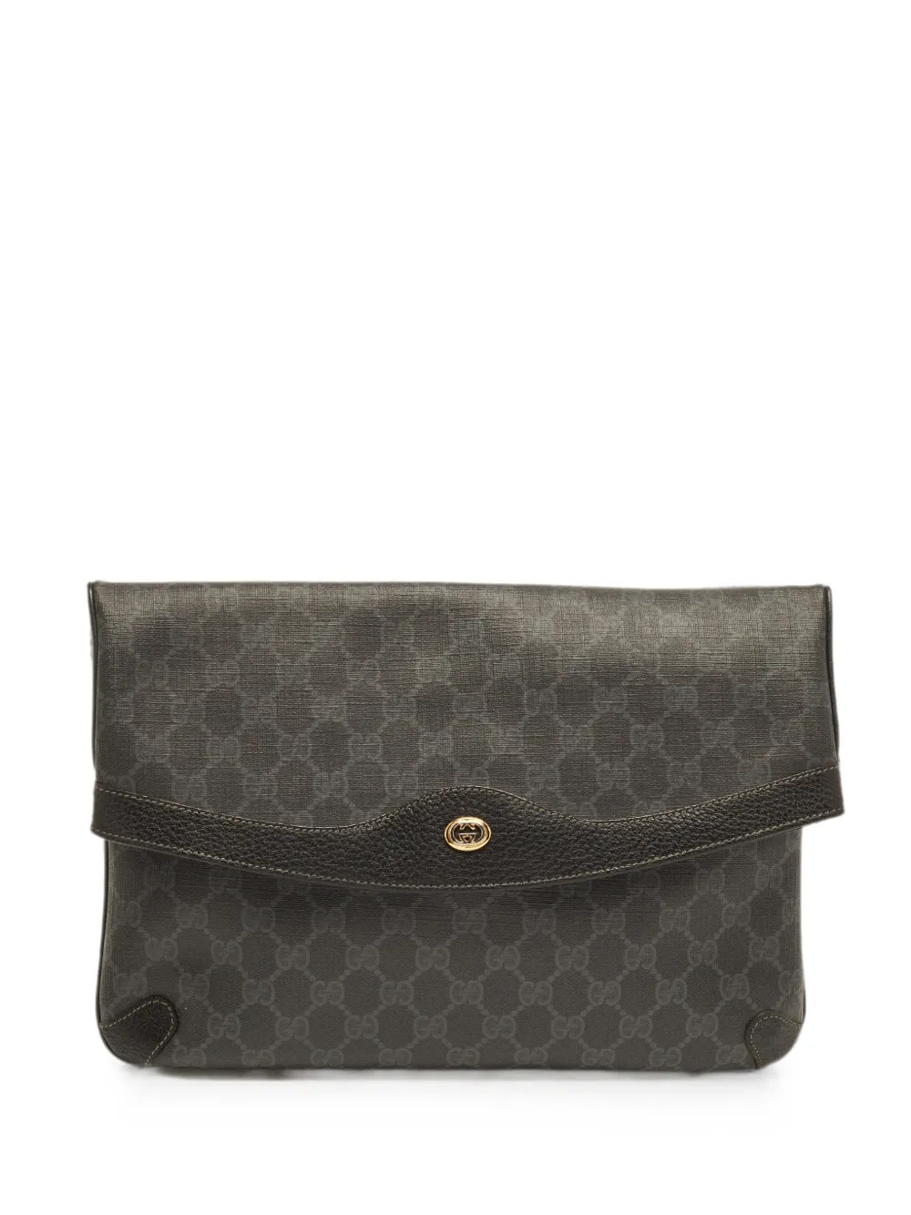 Gucci Pre-Owned Interlocking G clutch bag - Grau