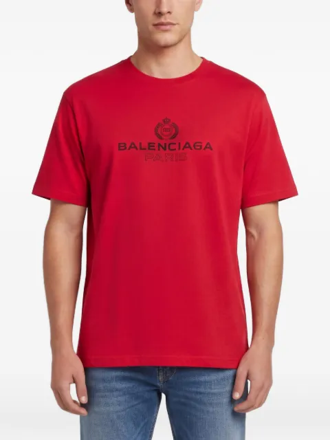 Balenciaga Pre-Owned logo-print cotton T-shirt