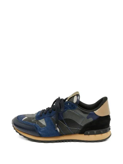 Valentino Garavani Pre-Owned Rockrunner sneakers met camouflageprint