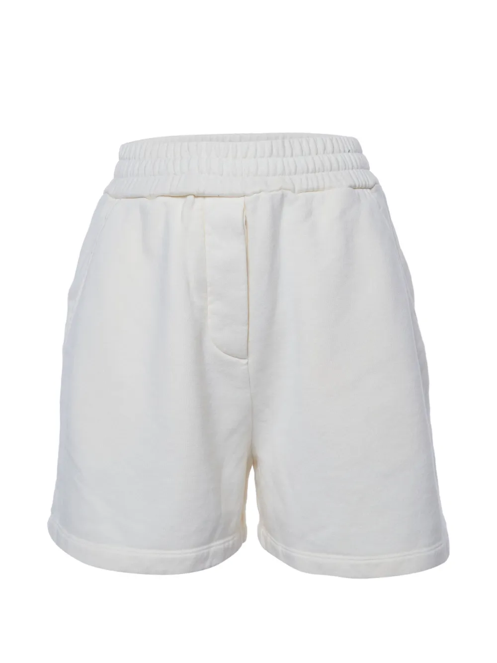 Prada Pre-Owned logo-detail jersey shorts - Bianco