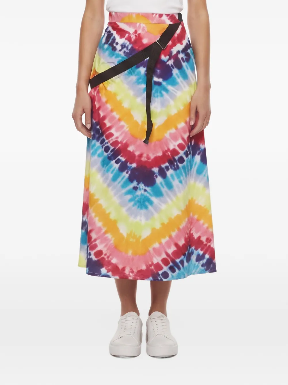 Kenzo Pre-Owned tie-dye draped skirt - Blau