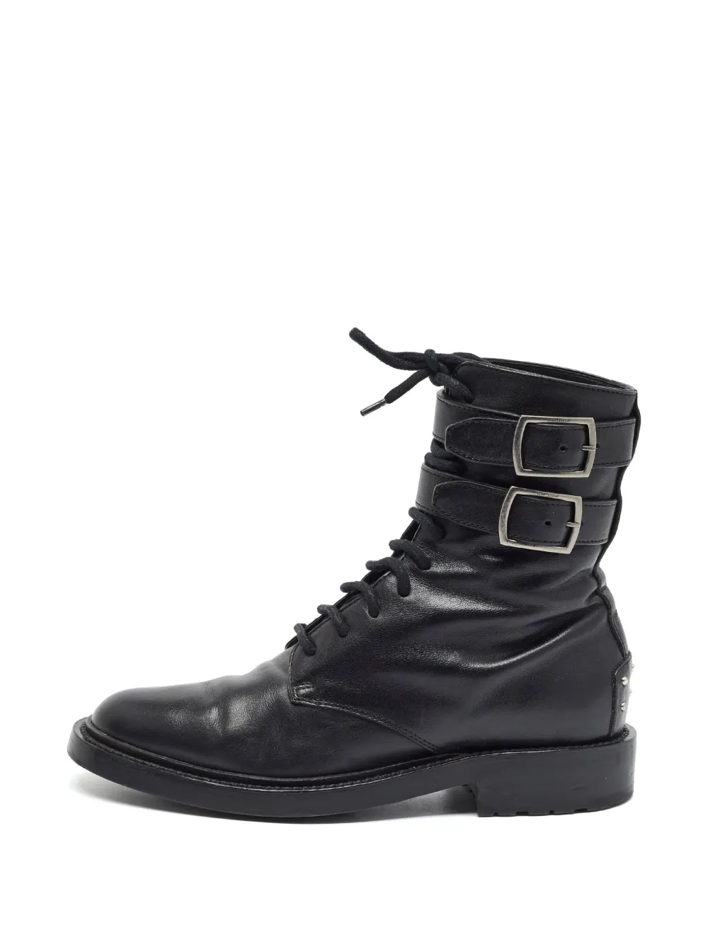 Saint Laurent Pre-Owned bottines William à boucle - Noir Saint Laurent Pre-Owned bottines William à boucle - Noir