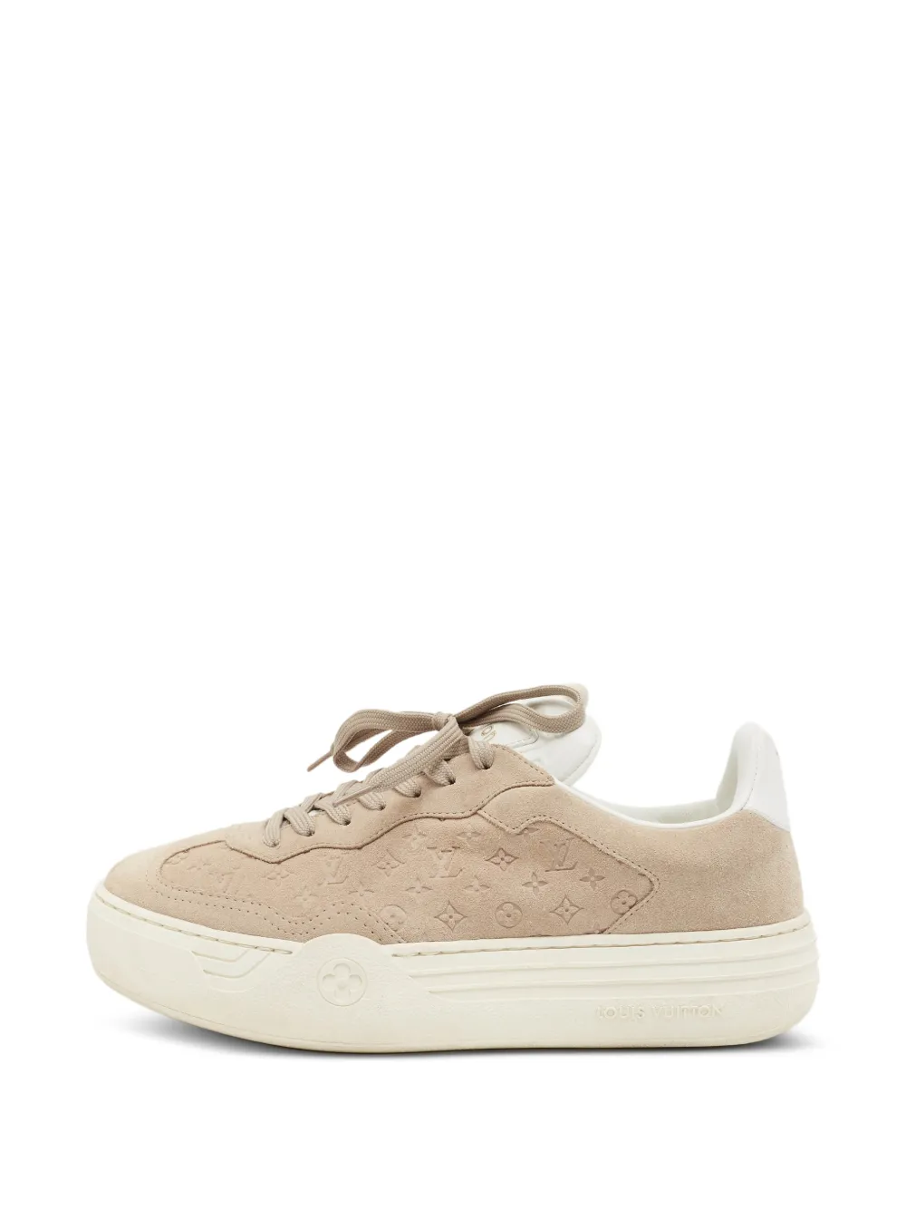 Louis Vuitton Pre-Owned LV Groovy Sneakers mit Monogramm - Nude