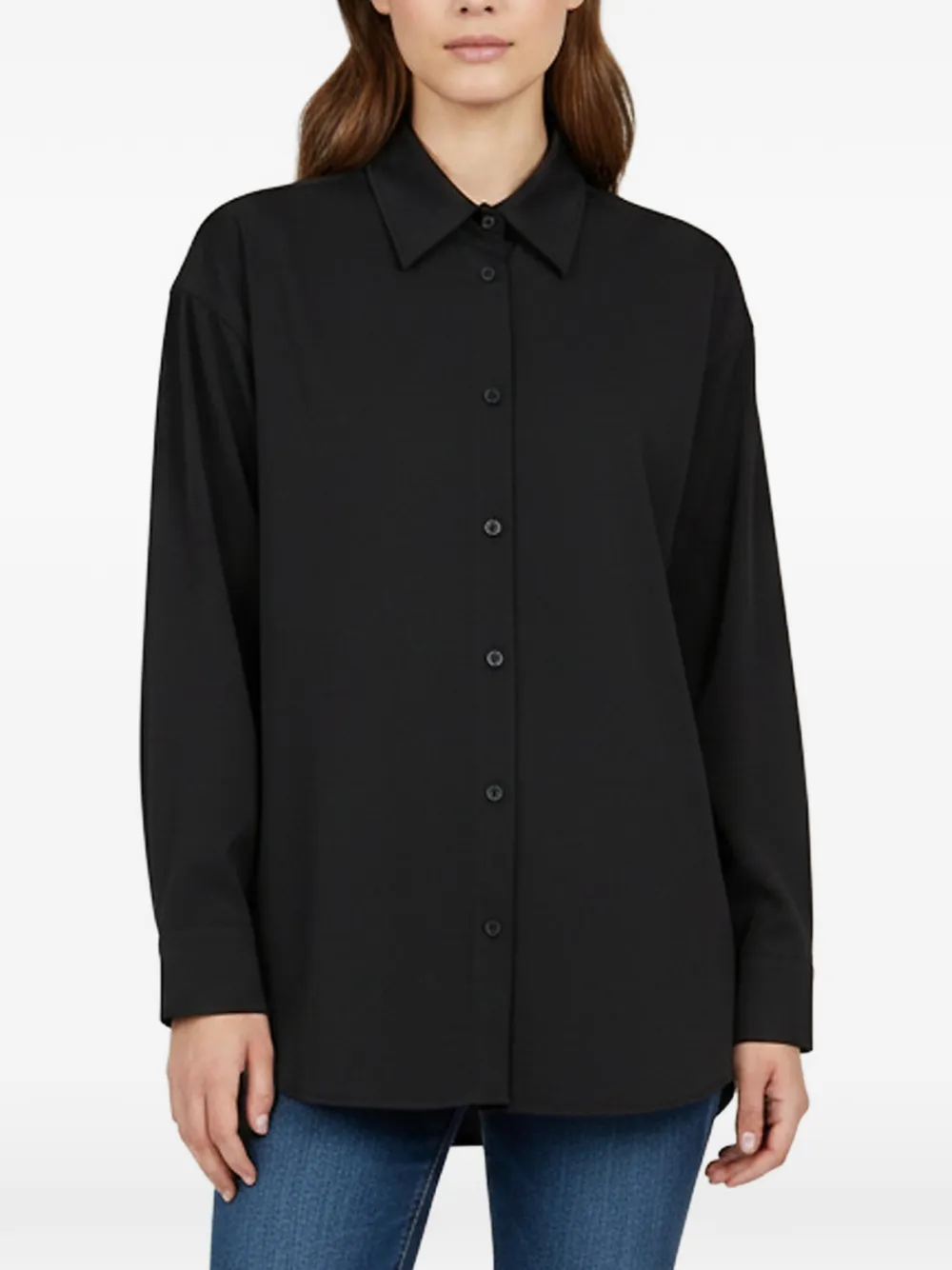 Balenciaga Pre-Owned Small Fit long-sleeve shirt - Schwarz