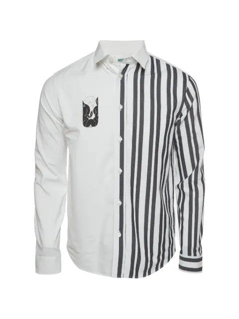 Kenzo Pre-Owned printed striped shirt