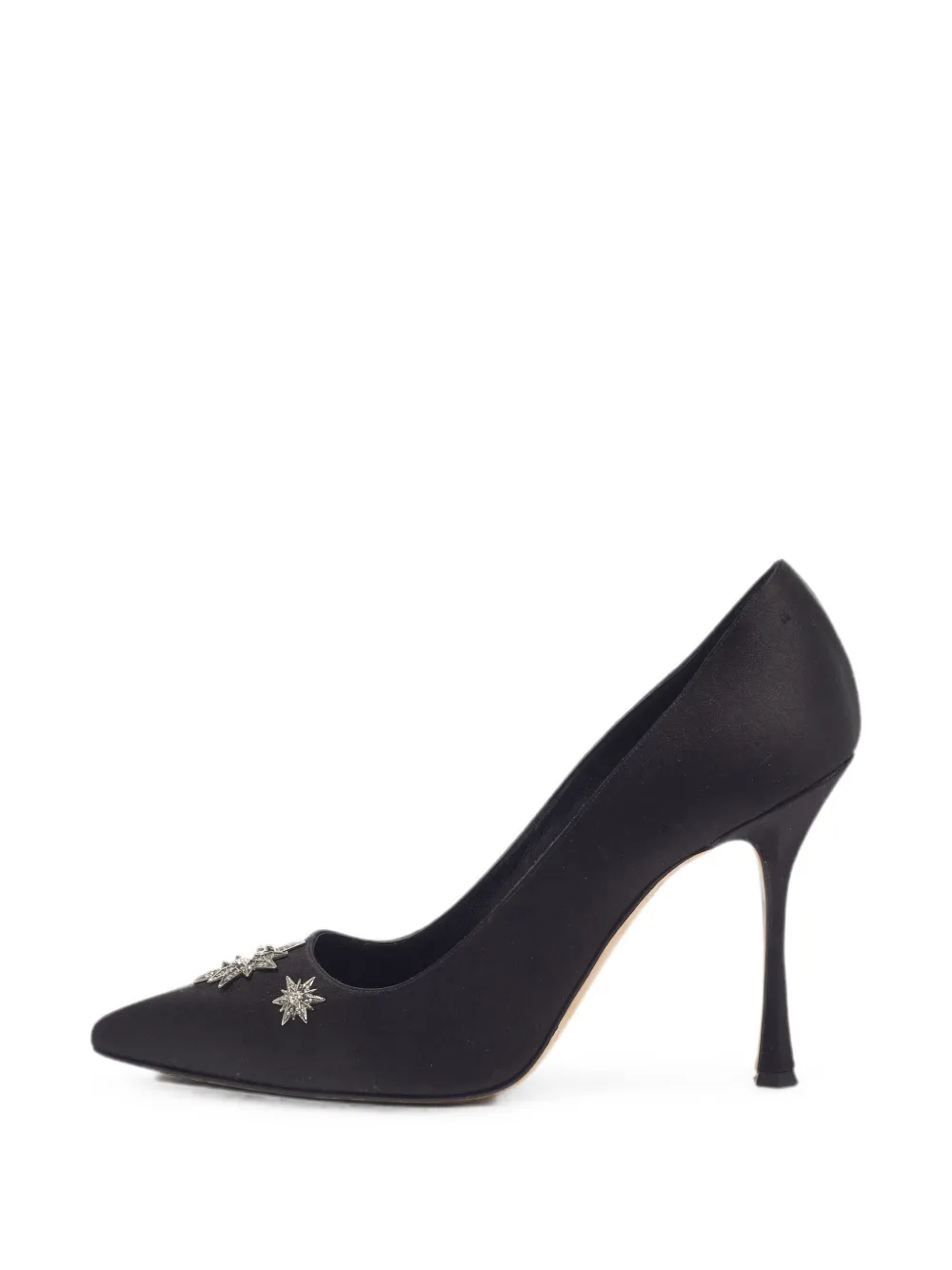Manolo Blahnik Chilanghi star-embellished pumps - Schwarz