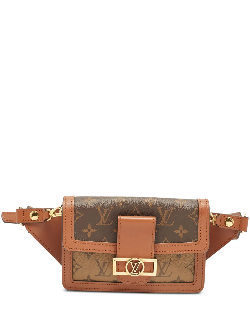 Louis Vuitton Pre-Owned Dauphine reverse monogram mini belt bag in Brown