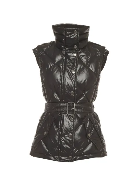 Burberry Pre-Owned diamond-quilted belted vest