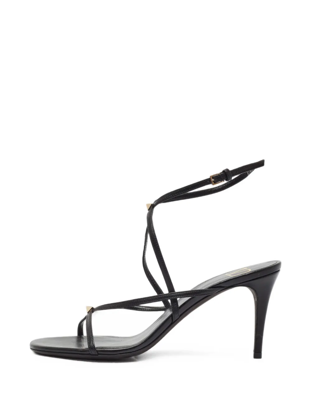 Valentino Garavani Pre-Owned Rockstud ankle strap sandals - Schwarz