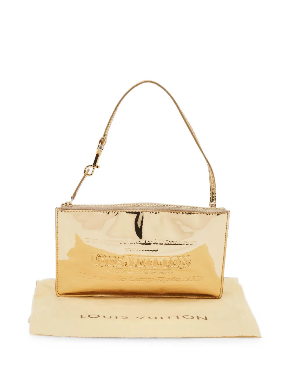 Louis Vuitton Pre-Owned 2006 Inventeur Miroir Pochette Plat clutch bag - Gold