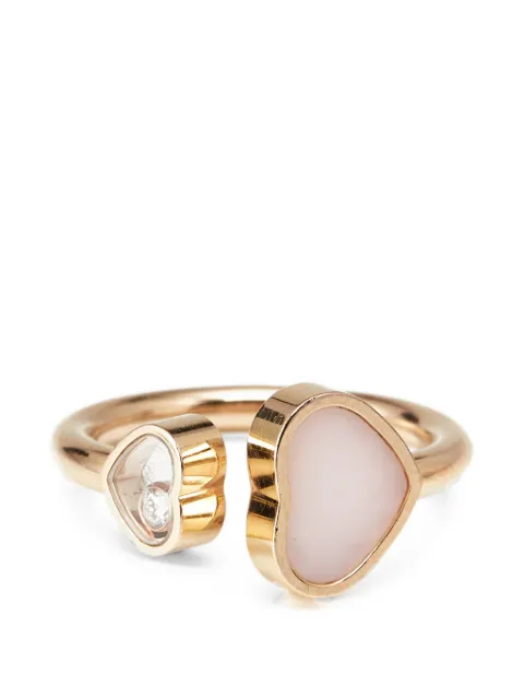 Chopard Pre-Owned Happy Hearts diamond and opal ring
