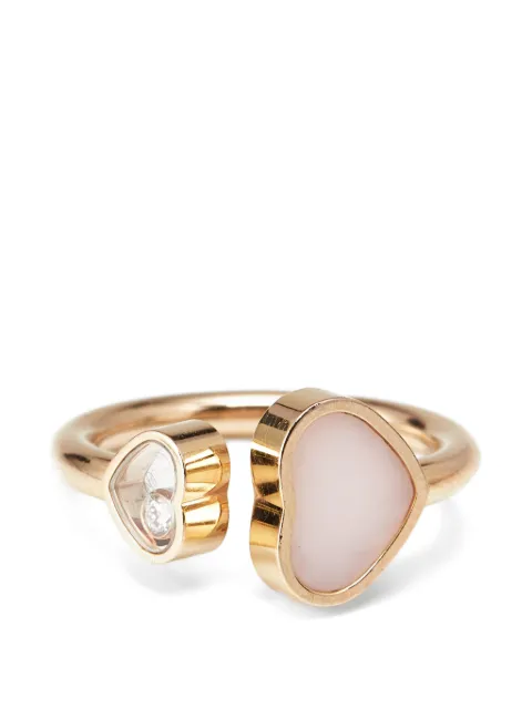 Chopard Pre-Owned Happy Hearts diamond and opal ring