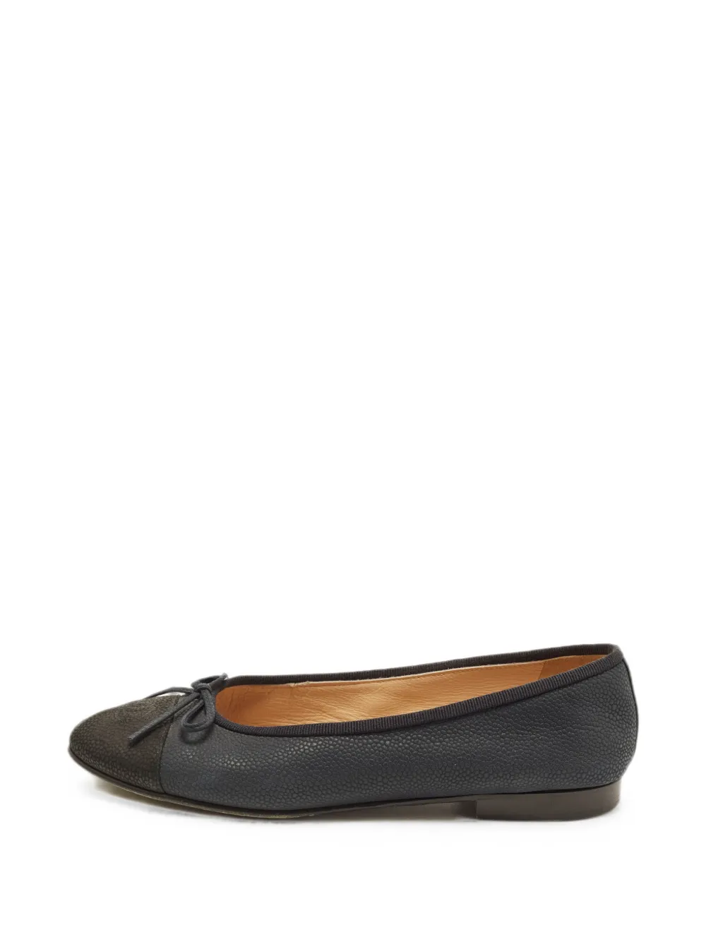 CHANEL Pre-Owned Be CC bow ballet flats - Blau