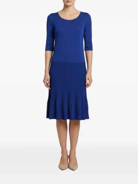 Armani Vintage vestido midi tejido de canalé
