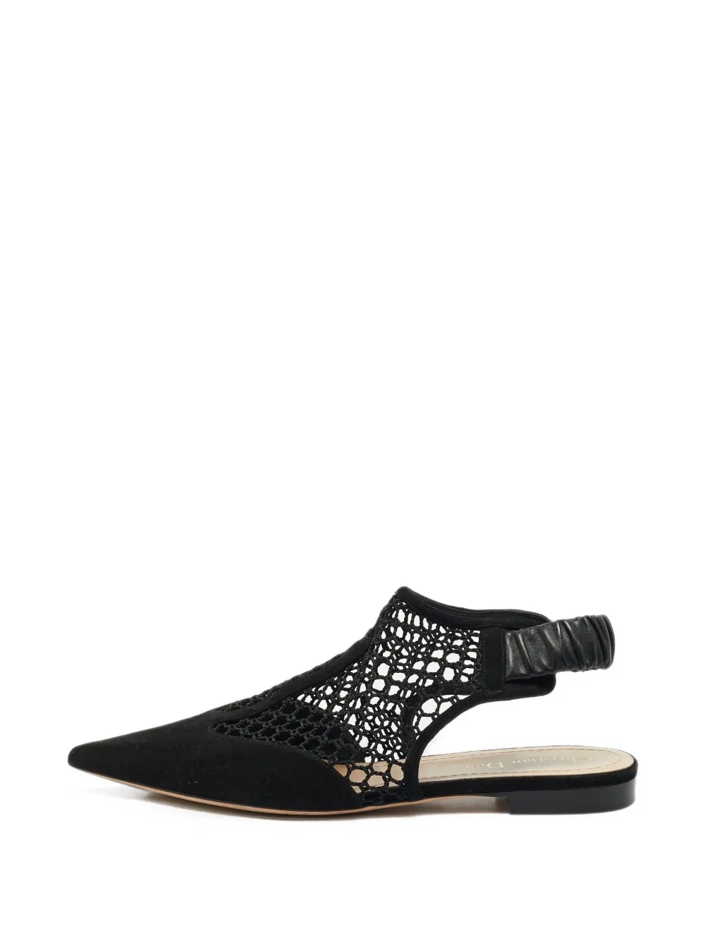 Christian Dior Pre-Owned mesh slingback pumps - Schwarz