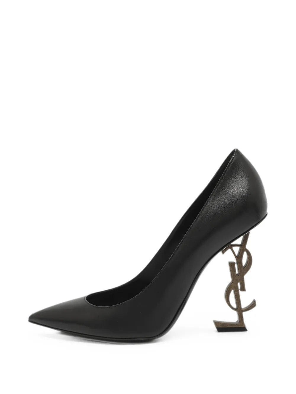 Saint Laurent Pre-Owned Opyum pointed-toe pumps - Schwarz
