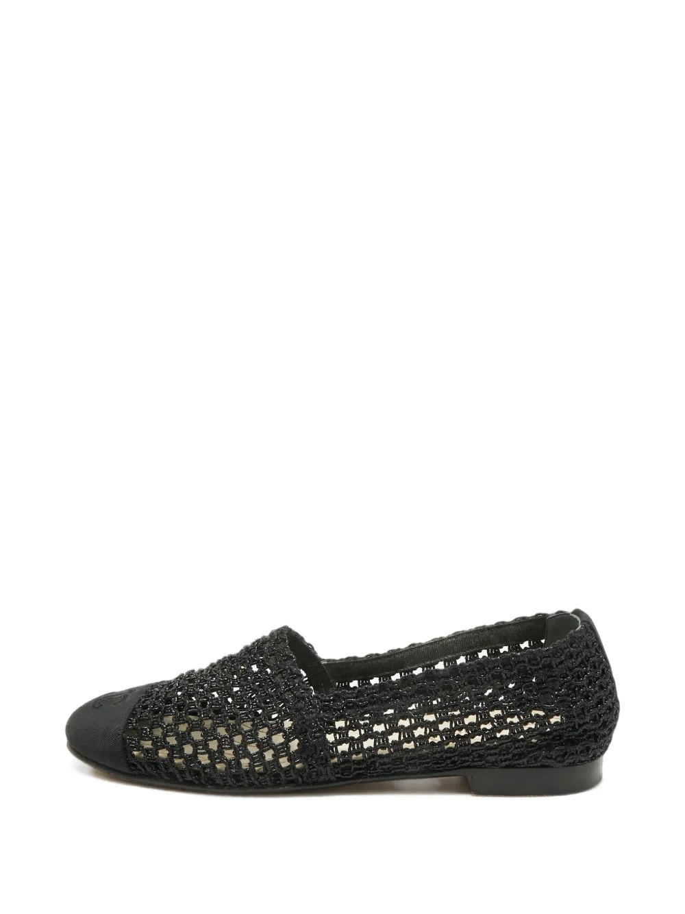 CHANEL Pre-Owned CC-logo ballet flats - Nero