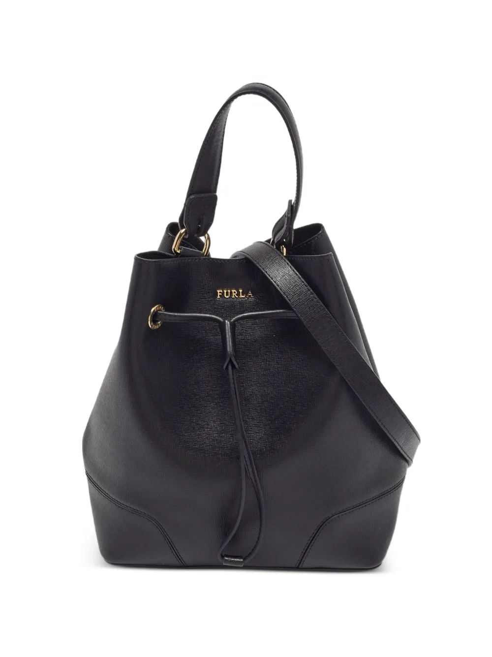 Furla Stacy drawstring bucket bag - Nero