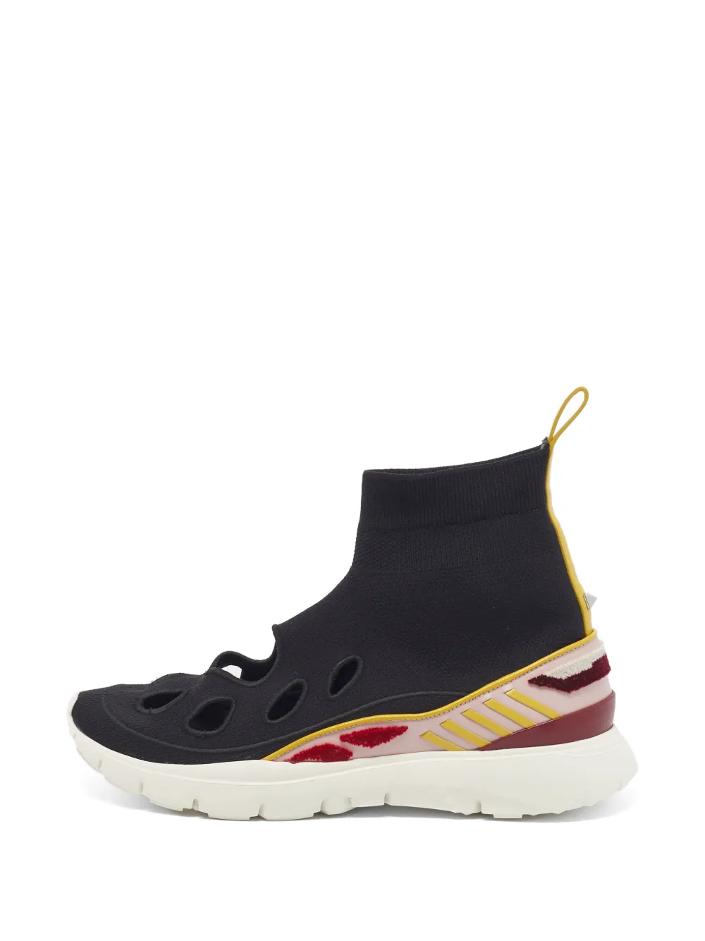 Valentino Garavani Pre-Owned Heroes Tribe cutout sneakers - Schwarz