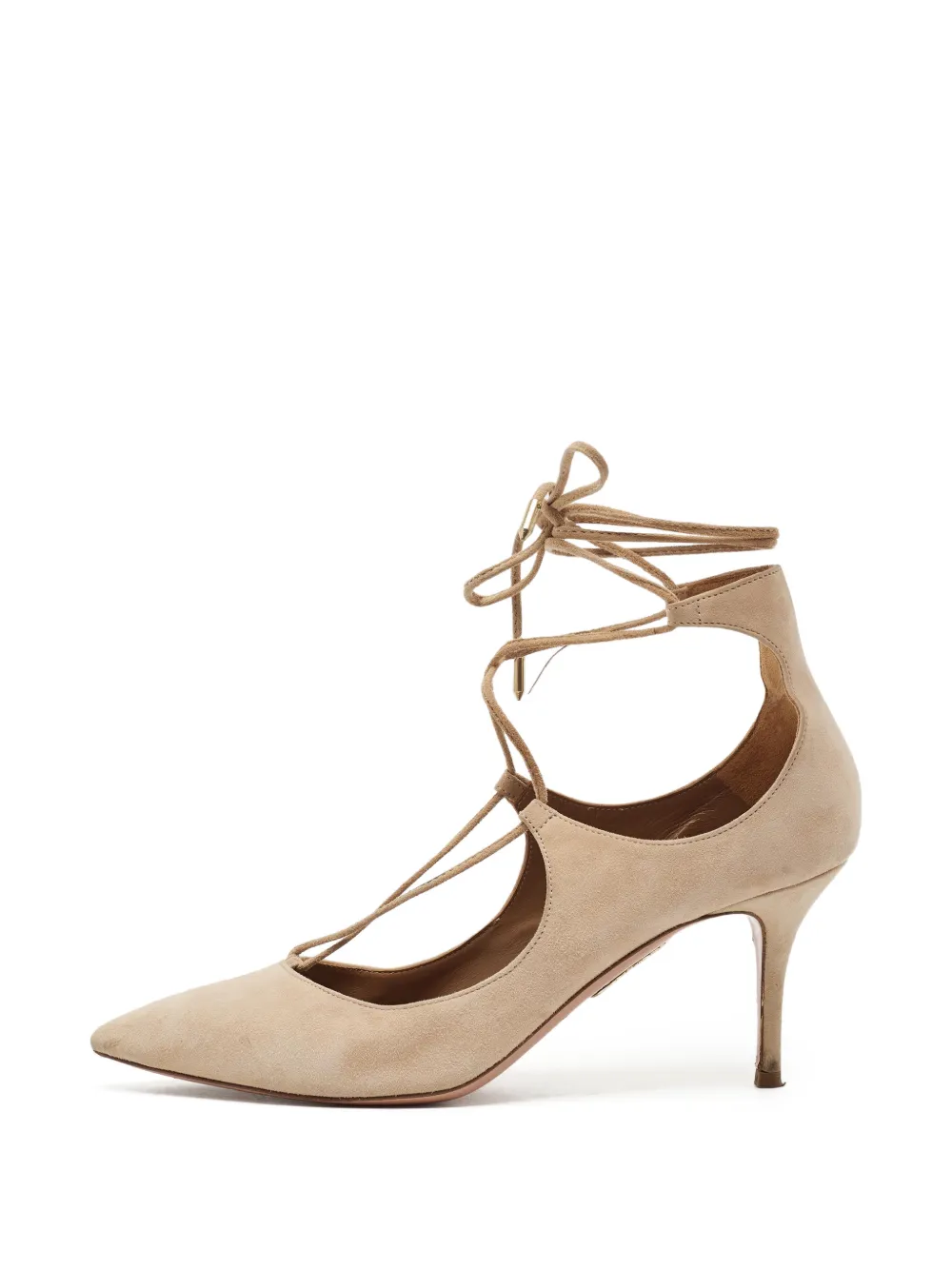 Aquazzura Christy pointed-toe pumps - Toni neutri