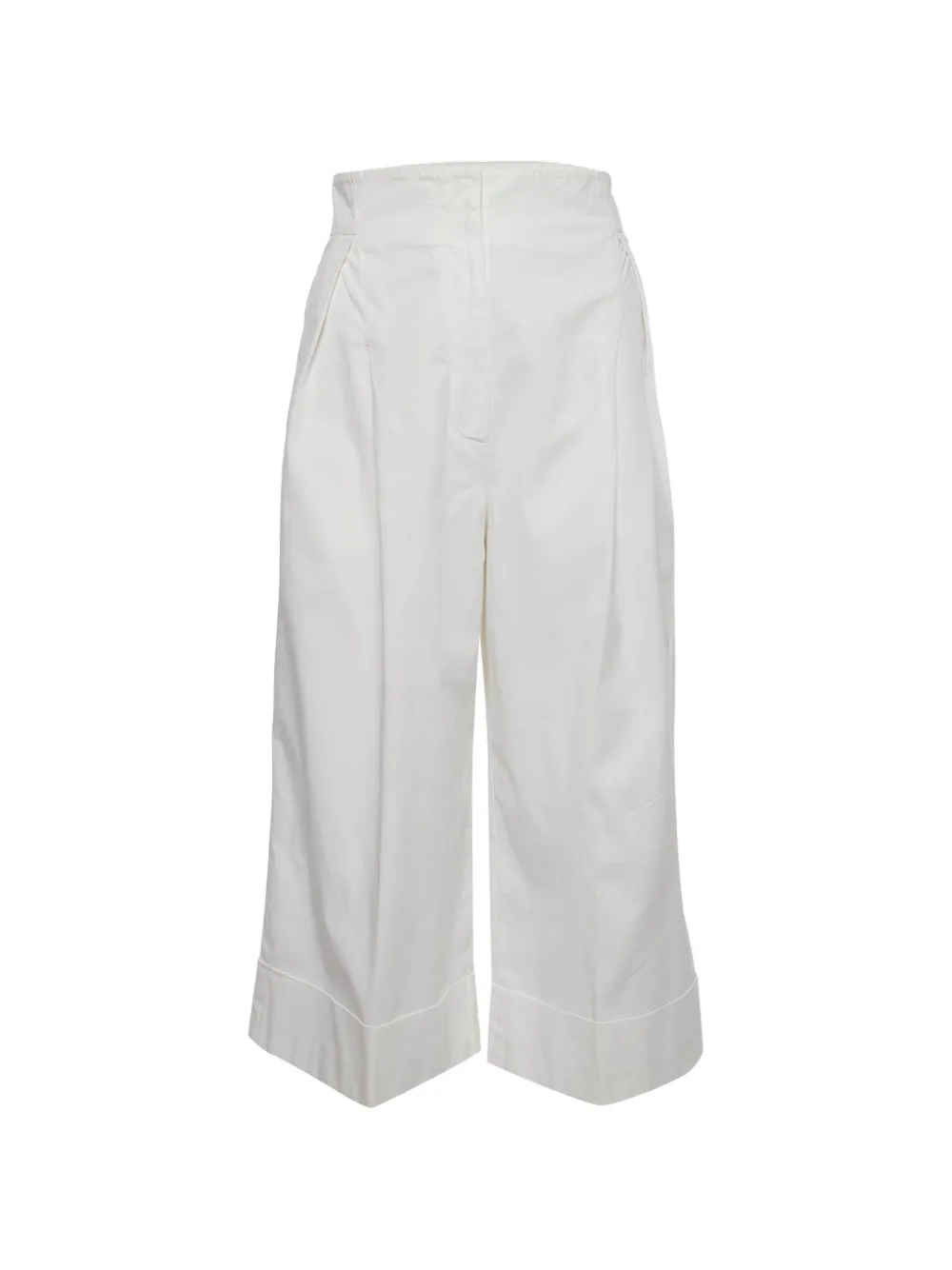 Max Mara dart-detail trousers - Bianco