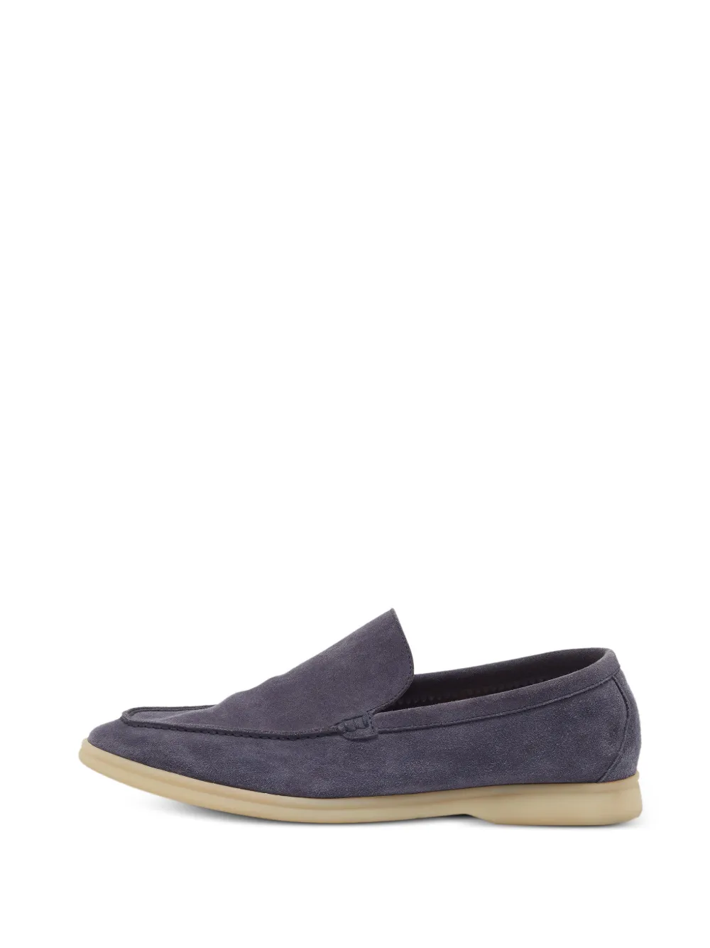 Loro Piana Pre-Owned Summer Charms Walk Wildleder-Loafer - Blau