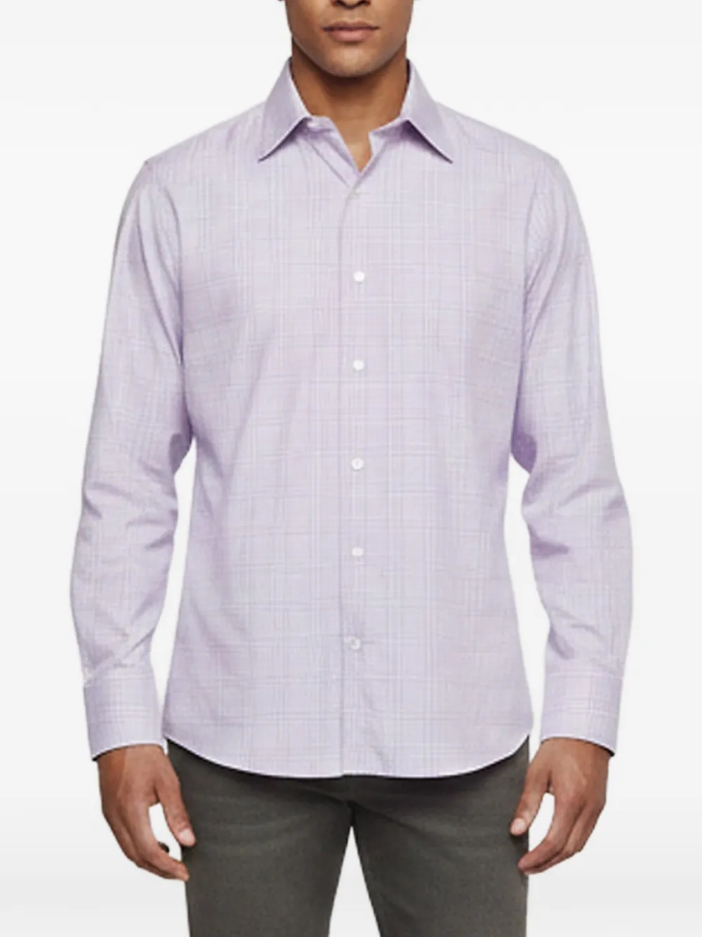 Tom Ford Vintage plaid long-sleeve shirt - Viola