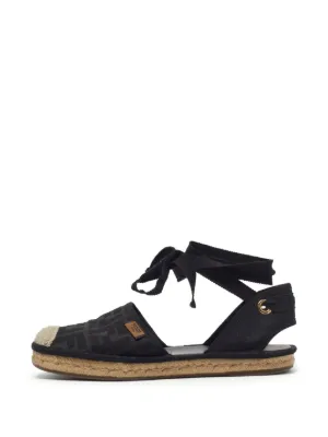 Fendi Pre-Owned ズッカ エスパドリーユ | イエロー | FARFETCH JP