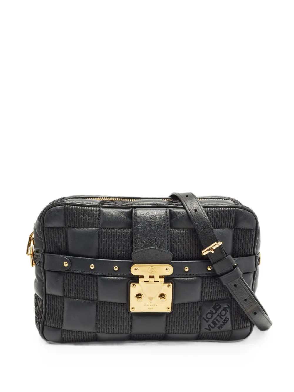 Louis Vuitton Pre-Owned MM Troca Damier-quilted shoulder bag - Nero