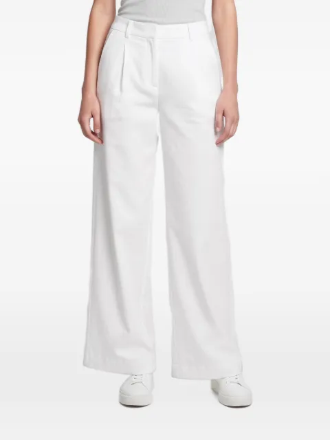 Theory Galena pleated wide-leg trousers