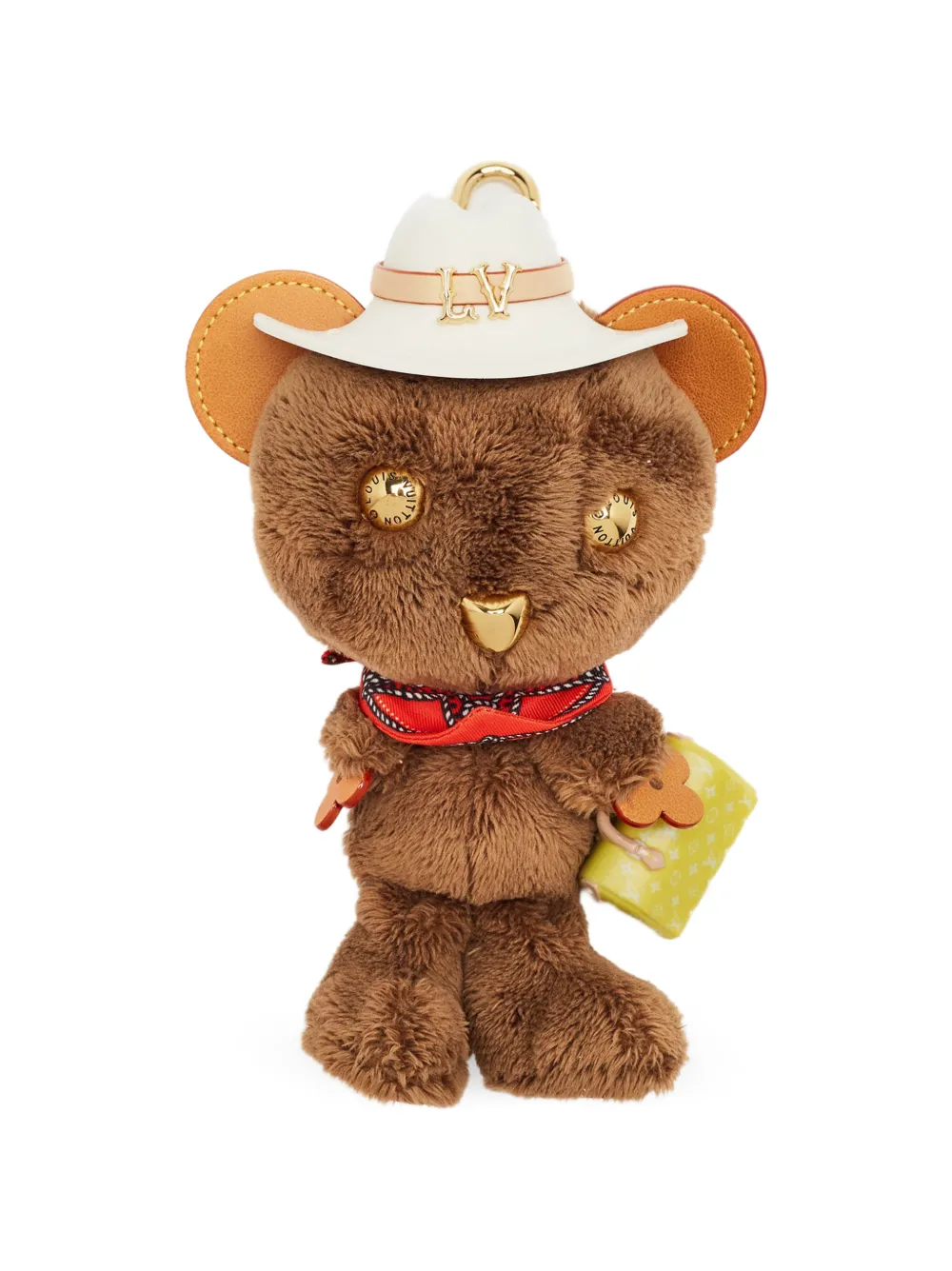Louis Vuitton Pre-Owned Louis Bear Western bag charm - Brown