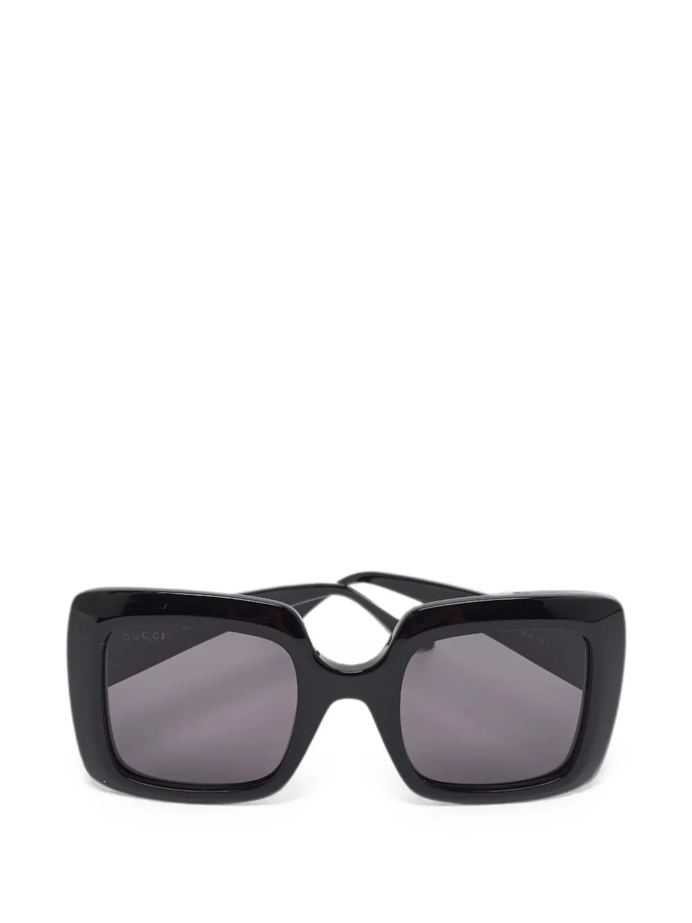 Gucci Pre-Owned Occhiali da sole squadrati - Nero