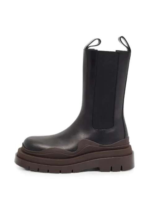 Bottega Veneta Pre-Owned Tire lug-sole Chelsea boots