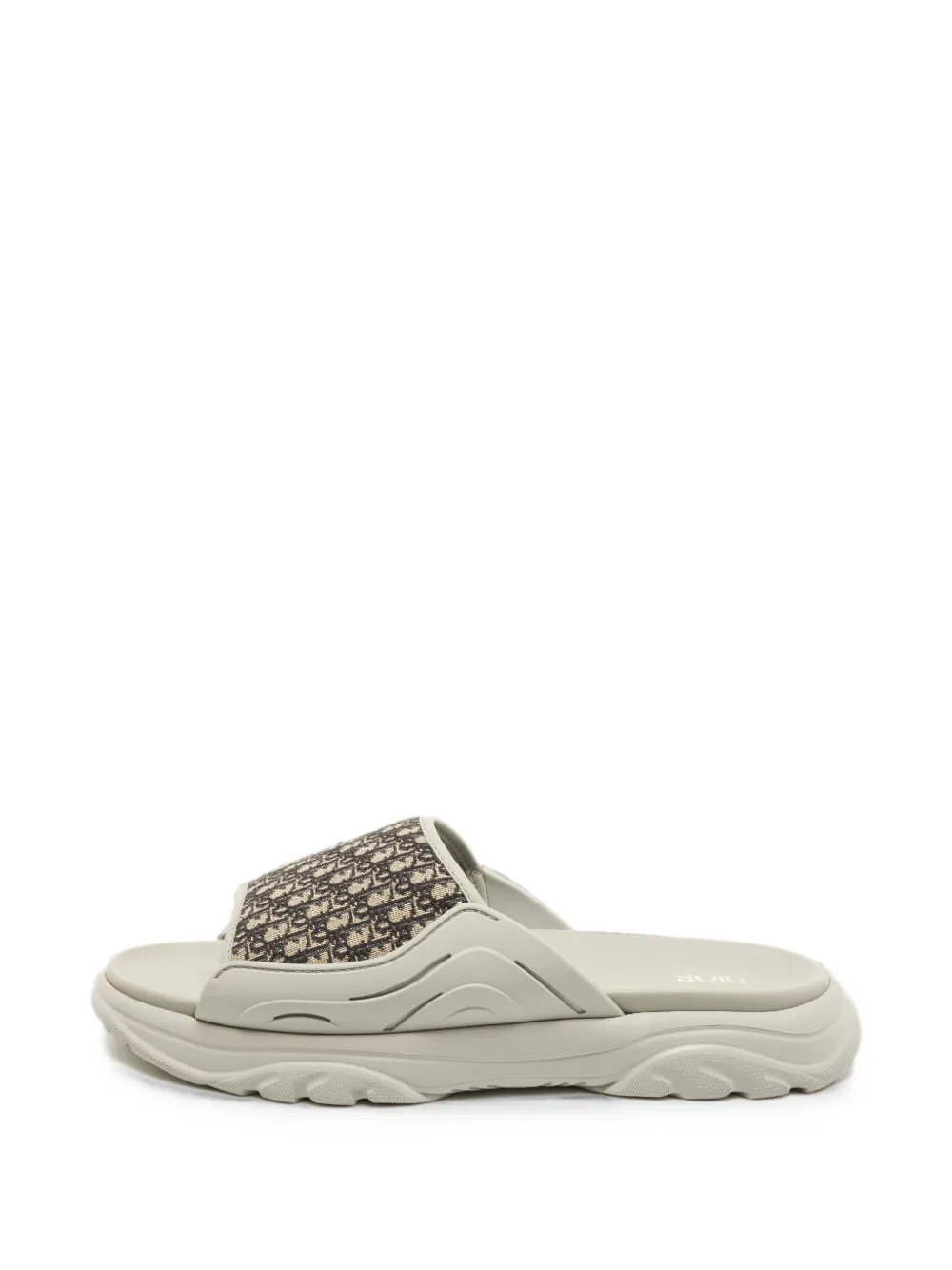 Christian Dior Pre-Owned H-Town Oblique slide sandals - Grau