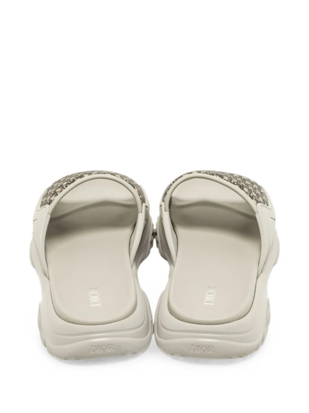 Dior H-Town サンダル　42サイズ Christian Dior Pre-Owned H-Town Oblique Slide Sandals | Grey