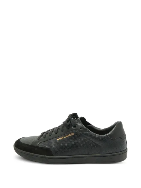 Saint Laurent Pre-Owned Court Classic perforated sneakers