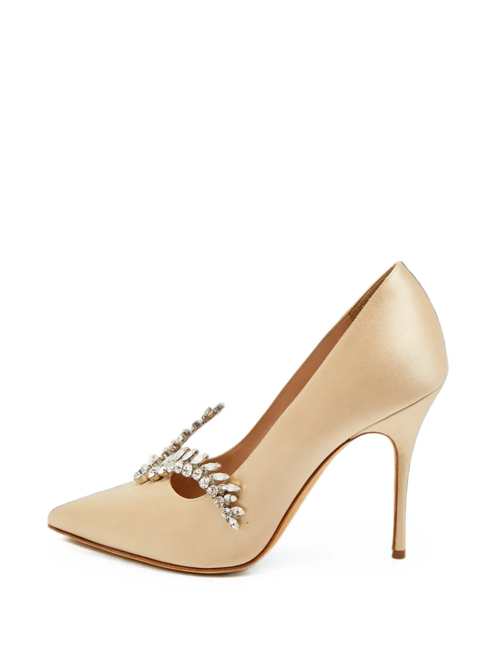 Manolo Blahnik Pumps Nadira con decorazione - Toni neutri