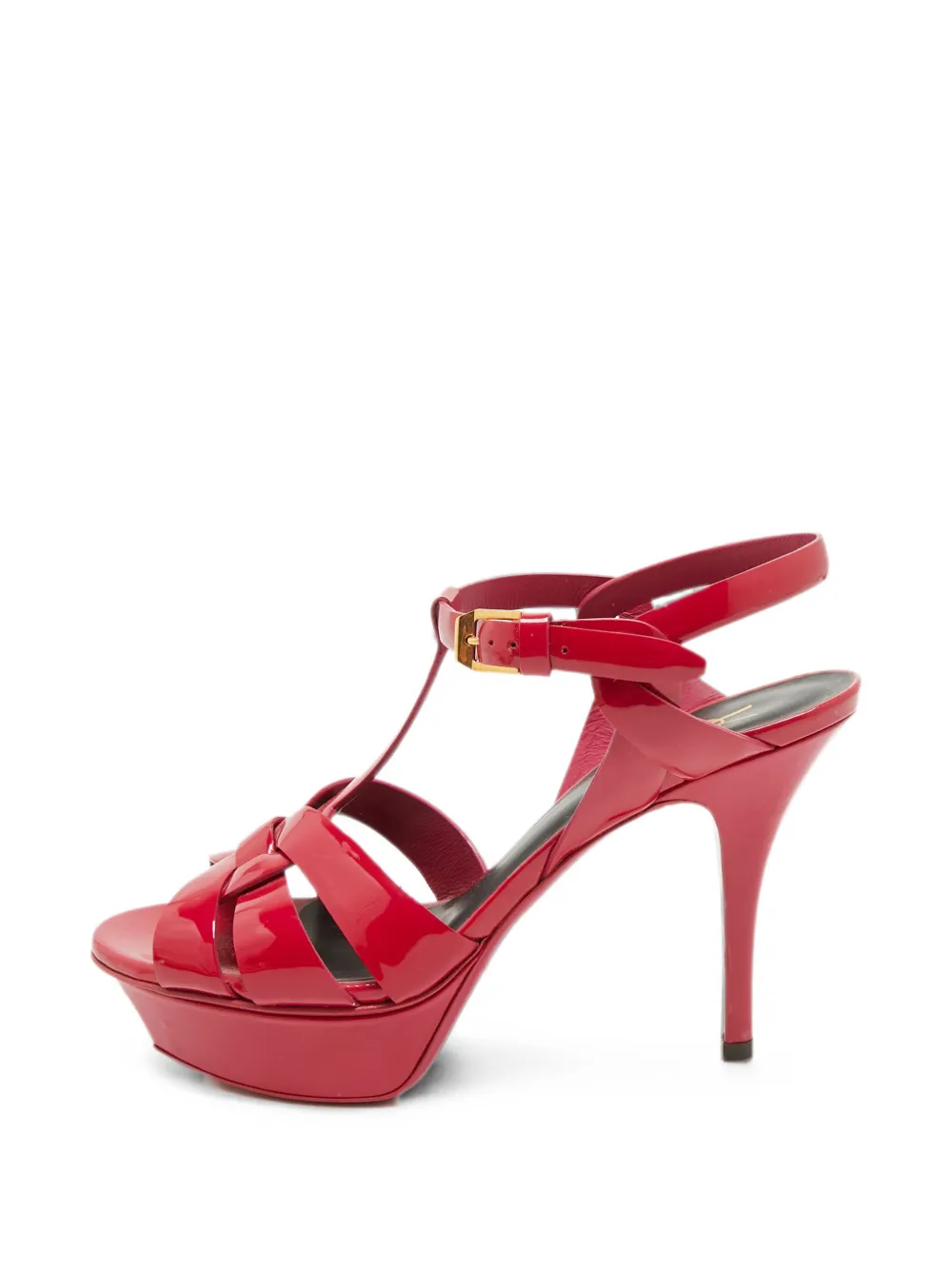 Saint Laurent Pre-Owned Tribute platform sandals - Rot
