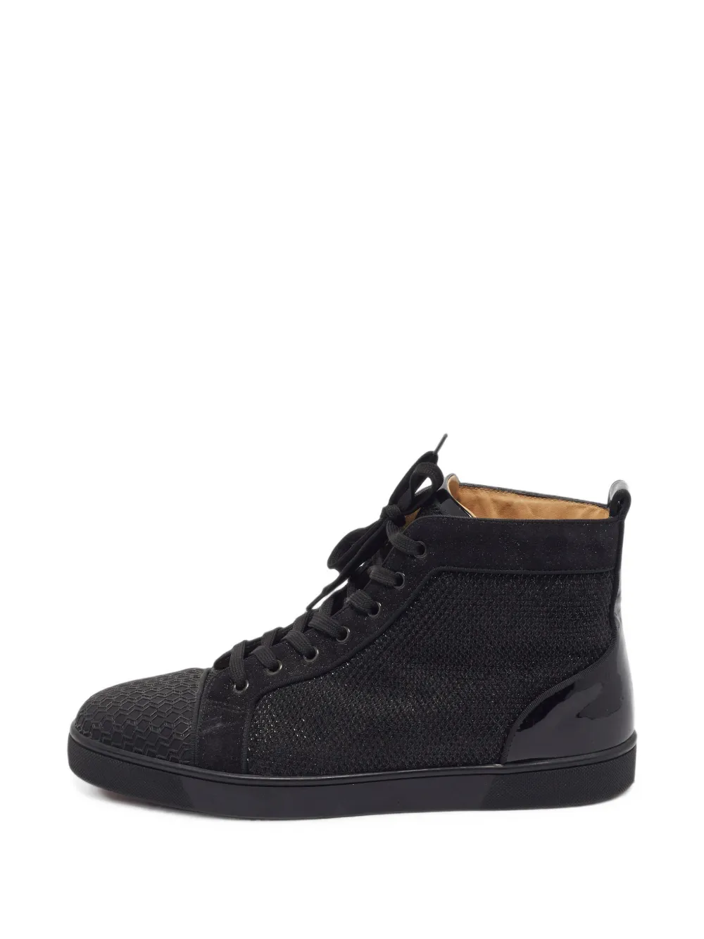 Christian Louboutin Pre-Owned Louis Junior mesh sneakers - Schwarz