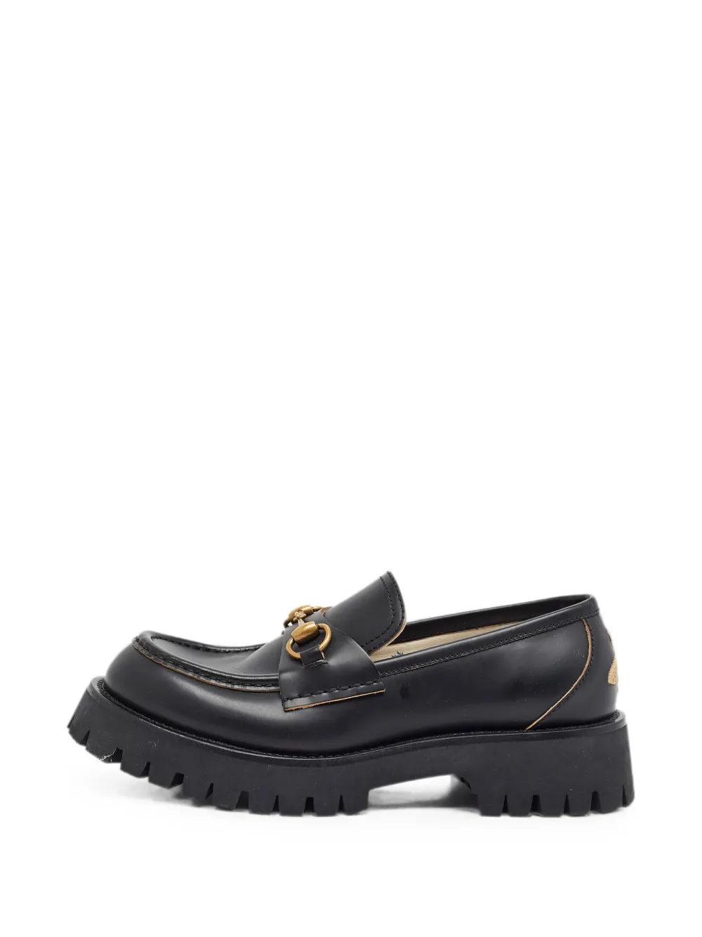 Gucci Pre-Owned Horsebit lug-sole loafers - Schwarz