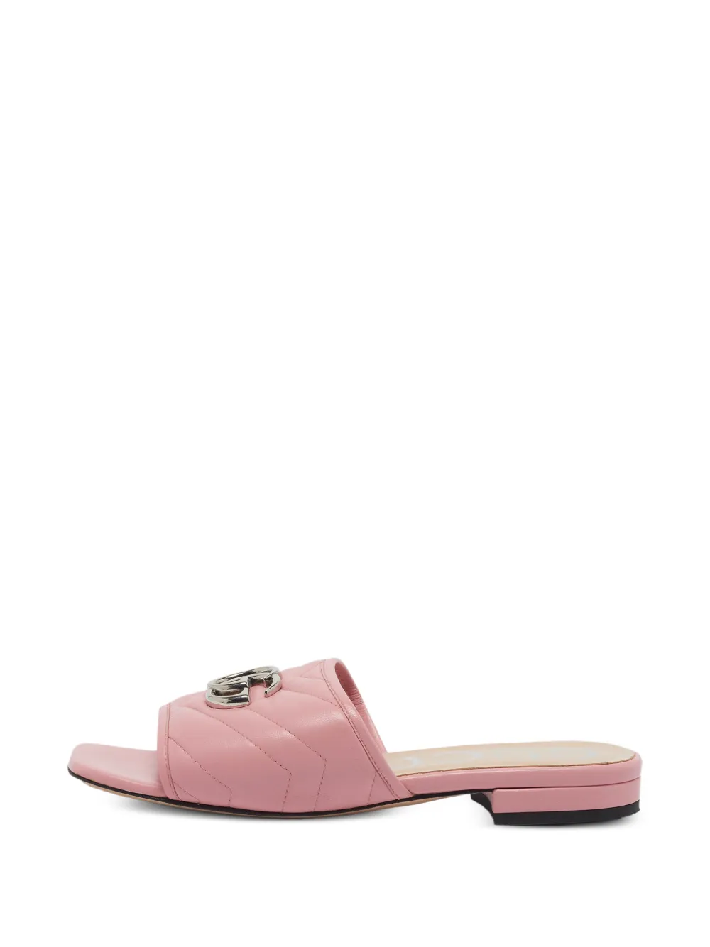 Gucci Pre-Owned GG Marmont quilted sandals - Rosa