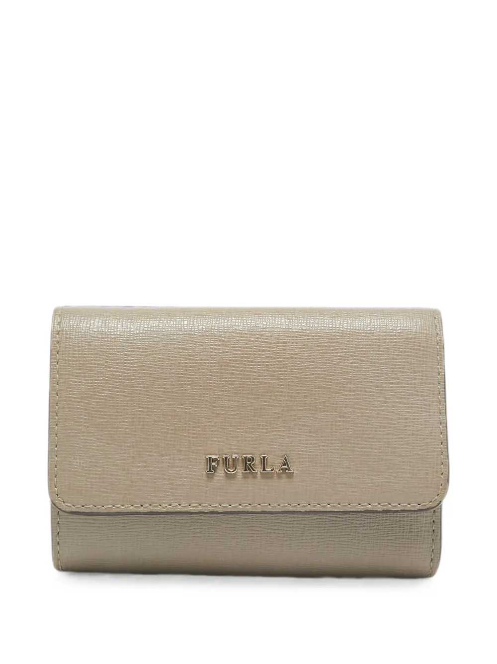 Furla trifold leather wallet - Toni neutri