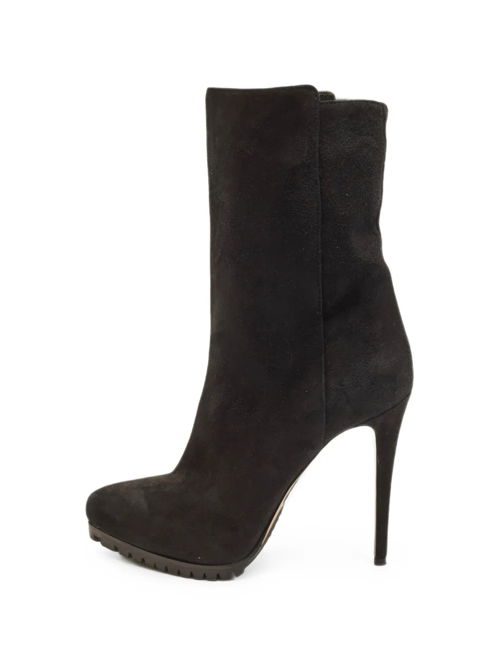 Le Silla suede treaded-sole ankle boots - Schwarz