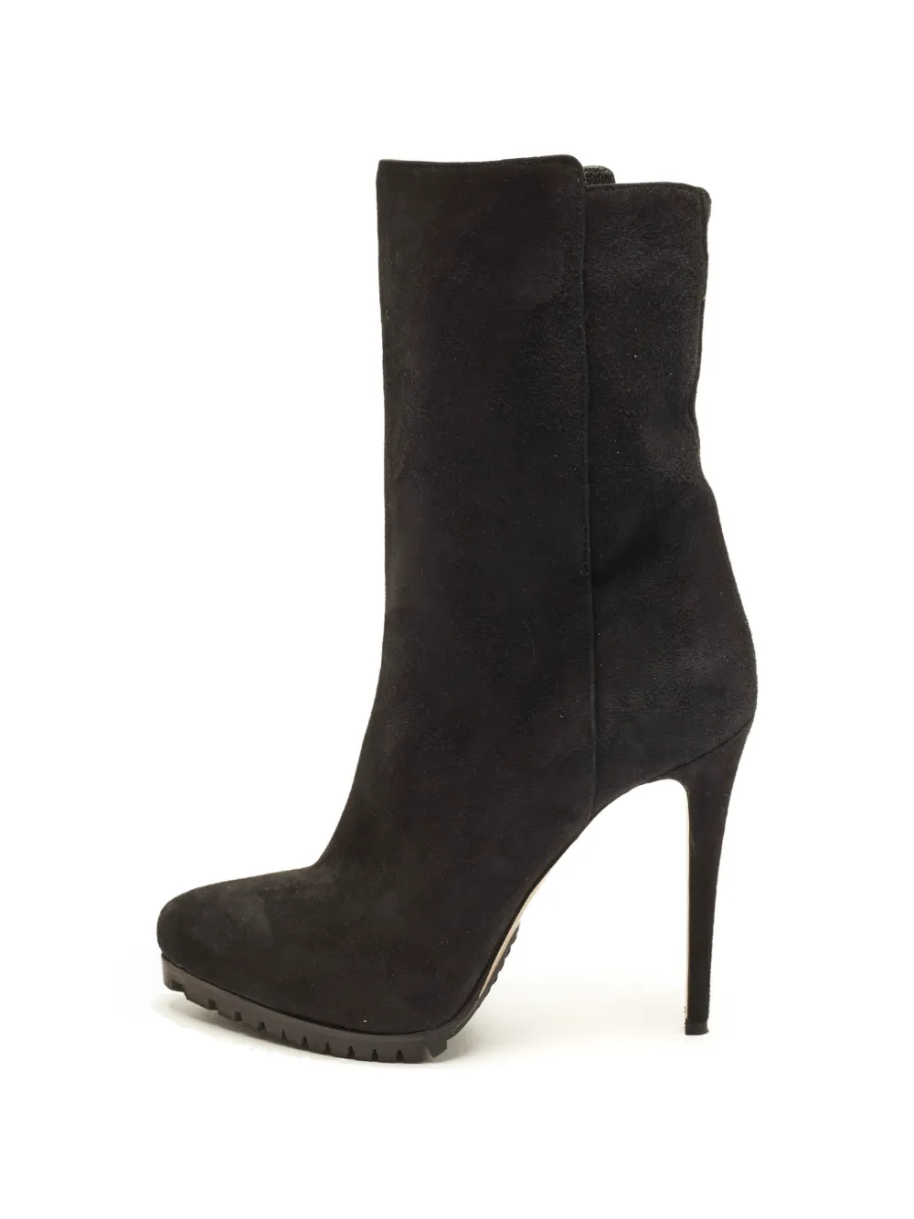 Le Silla suede treaded-sole ankle boots - Nero