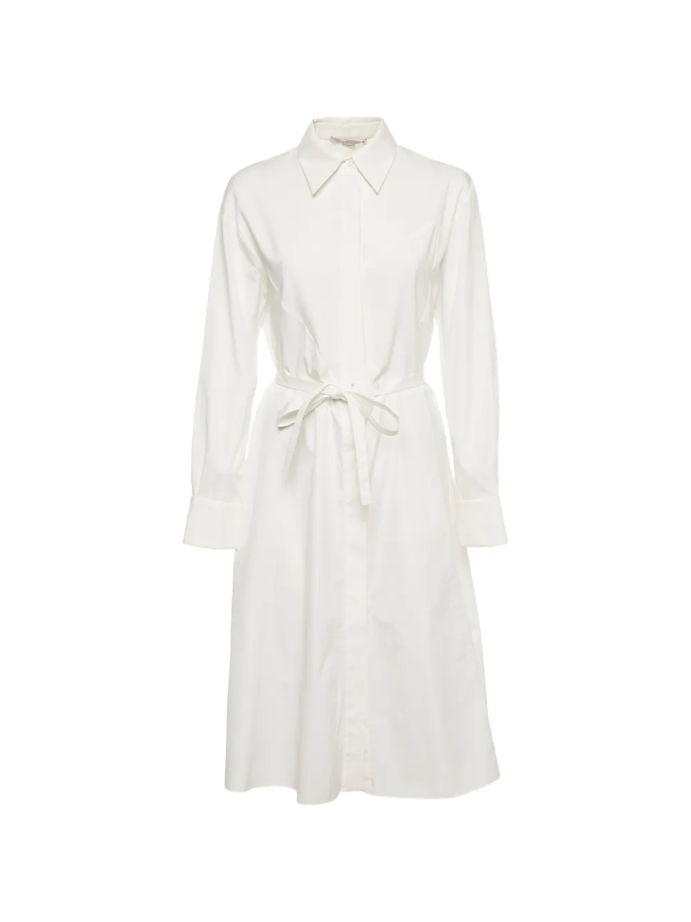 Stella McCartney Pre-Owned belted midi dress - Bianco