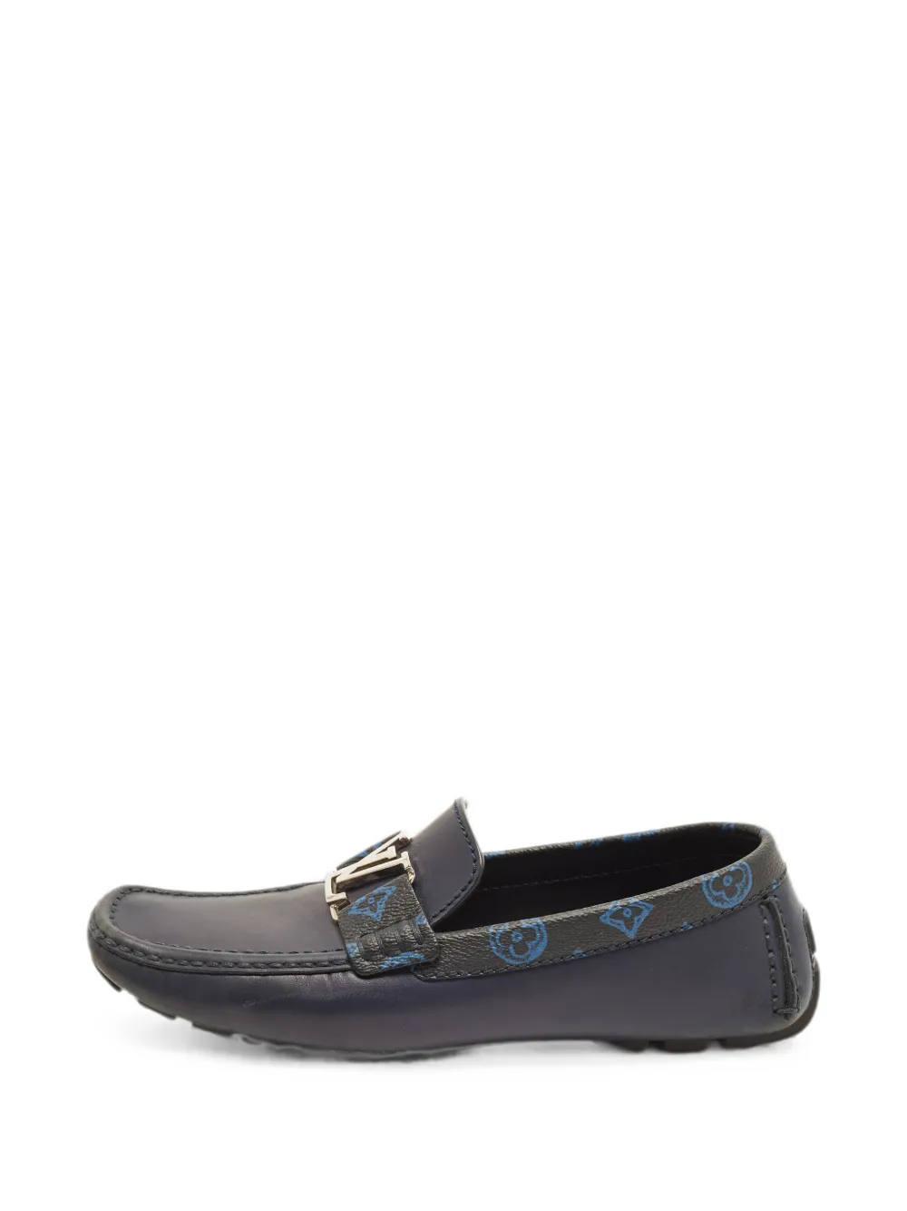 Louis Vuitton Pre-Owned Monte Carlo logo loafers - Blau