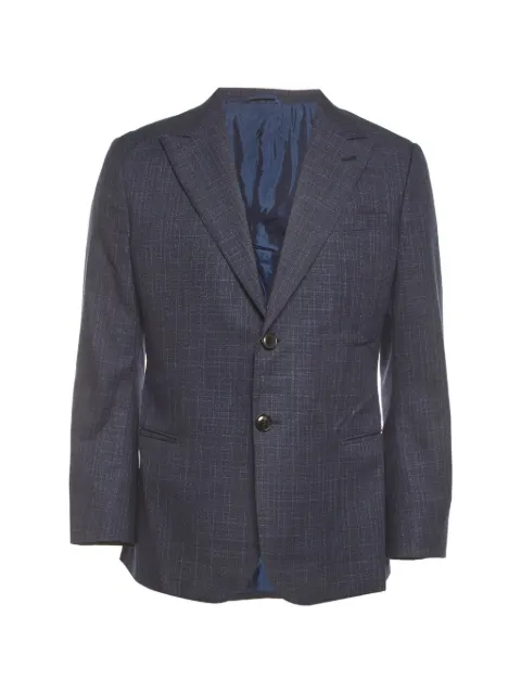 Giorgio Armani Pre-Owned single-breasted wool blazer