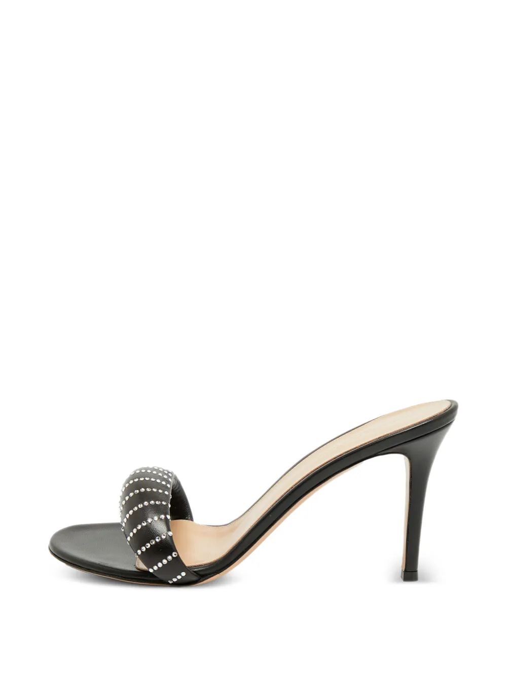 Gianvito Rossi Bijoux crystal-embellished sandals - Schwarz