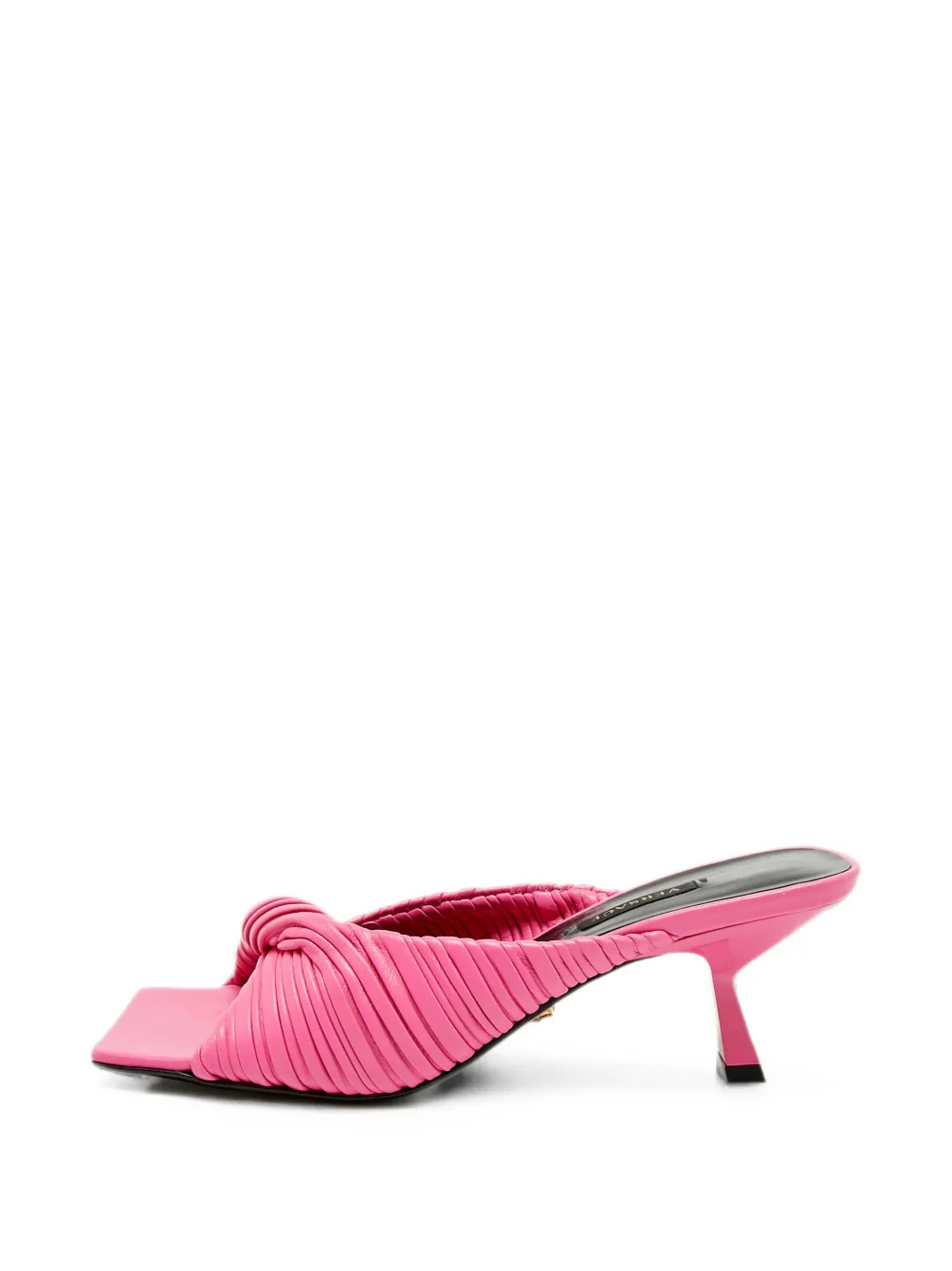 Versace Pre-Owned twist-detail heeled sandals - Rosa